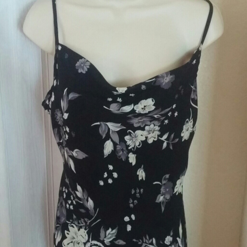 Spaghetti straps long dress